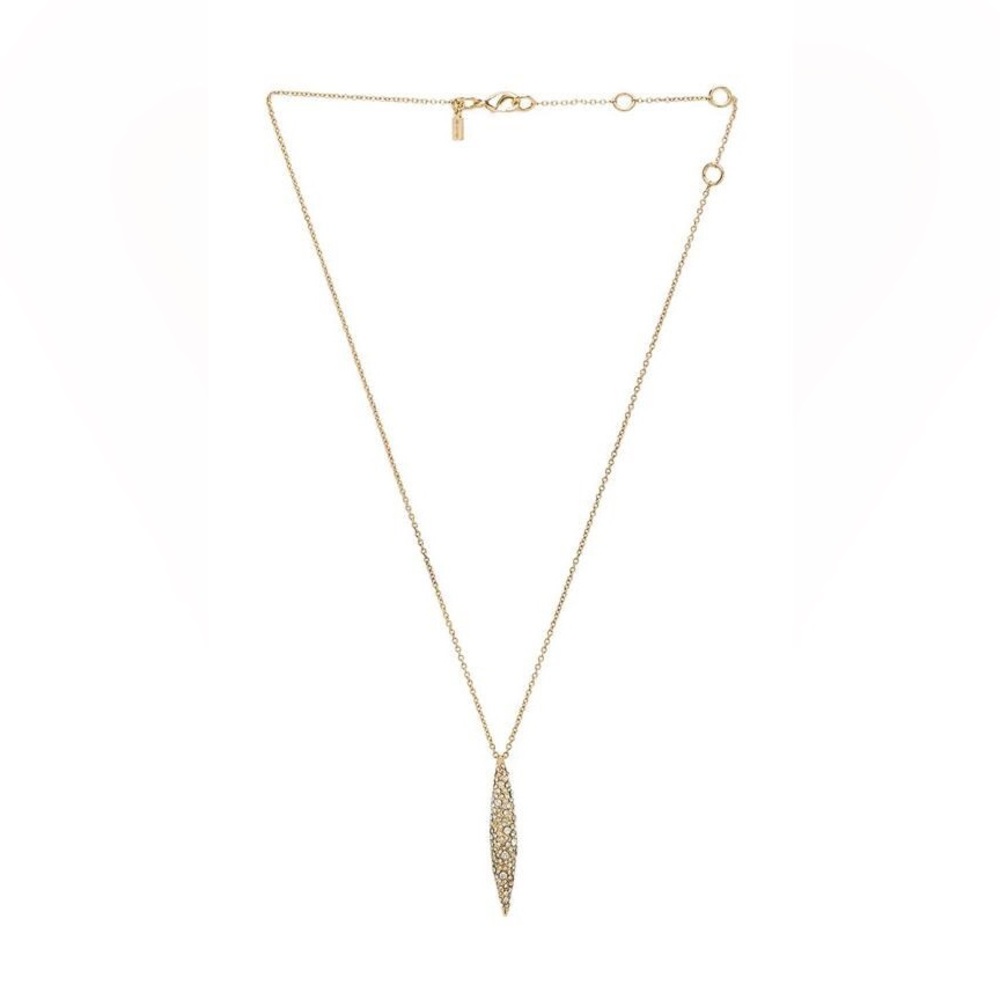 Alexis Bittar gold spear Necklace